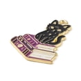 thumbnail image 2 of 30pc Halloween Alloy Eanaml Pendants Golden Magic Cat Charm Book 27x22x1.5mm Hole: 2mm, 2 of 4