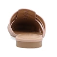 thumbnail image 2 of JOURNEE COLLECTION Womens Beige Padded Strappy Jazybell Square Toe Slip On Mules 9, 2 of 4