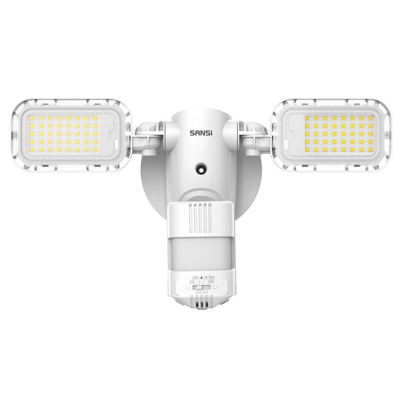 SANSI Upgraded 1,000W Equiv. 10,000LM LED Security Light, 50,000 Hrs Lifespan Outdoor Flood Light, 90W 5000K Daylight Dusk to Dawn IP65, Bri