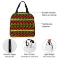 thumbnail image 3 of KLL Classic Color Music Print Insulated Lunch Bag Women, Reusable Cute Tote Lunch Box for Adult & Men, Leakproof Cooler Lunch Bags for Work Office Travel Picnic, 3 of 5