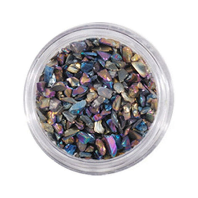 Nail Art Crushed Glass Stones Irregular Glitter 3D Tips Decoration Crystal Fragment DIY Rhinestone Fillers Manicure Accessories Electroplating AB