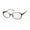 brushed gunmetal / white, variant on NEW LIGHTEC 7010L MENS/WOMENS BUTTERFLY FULL-RIM NAVY FRAME DEMO LENSES 53-16-135 SPRING HINGES EYEGLASSES/SPECTACLES