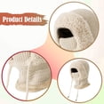 thumbnail image 6 of yotijay Balaclava Hood Neck Warmer Thermal Full Face Mask for Winter Hiking Climbing Beige, 6 of 8