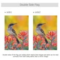 thumbnail image 3 of Australian Bird Flower Garden Flag House Banner Double Sided Outdoor Yard Decoration 12" x 18", 3 of 6