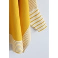 thumbnail image 5 of CHICWISH Women's Mustard Striped Oversize Soft Knit Cape Sweater Pullover, 5 of 8