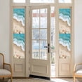thumbnail image 2 of Coastal Beach Ocean Window Privacy Film, Nautical Starfish Shells Conch Static Cling UV Sun Blocking Heat Control Window Tint Day and Night, Non-Adhesive One Way Windows Privacy Cover 17.7''x78.7'', 2 of 7