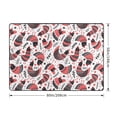 thumbnail image 2 of Area Rugs For Living Room Decor - Cute Chickens Soft Anti Slip Throw Washable Rugs 5x7 For Bedroom, Indoor Carpet For Bedroom Living Room 80x58In, 2 of 7