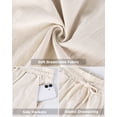 thumbnail image 4 of DOCVIT Mens Pants Casual Pants Side Pockets Loose Fit with Elastic Waist Drawstring, 4 of 7