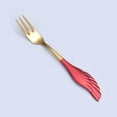 thumbnail image 5 of Fridja Angel Wing Spoon Fork Flatware 304 Stainless Steel for Teaspoon Coffee Dessert Ice Cream Fruit Salad Cutlery Valentine's Day Gift, 5 of 6