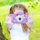 thumbnail image 4 of Cámara para la Fotografía, Mini Cámara Digital Animada para Niños con Dos Lentes, Grabación de Vídeo de Alta Definición, Pantalla Lcd de 1,4 Pulgadas, Diseño Abs Azul Portátil para Entretenimiento Inf, 4 of 8