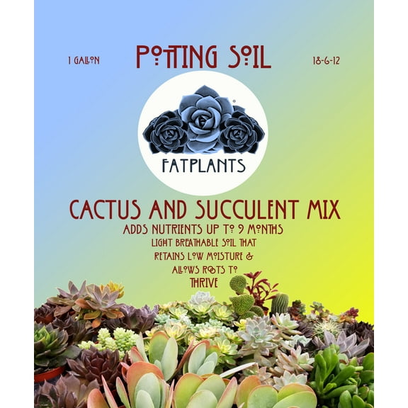 Fat Plants San Diego Cactus and Succulent Soil, 1 Gal