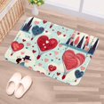 thumbnail image 5 of Valentine's Day Non-Slip Polyester Door Mat Floor Mats Bath Rugs Machine Washable, 5 of 6
