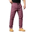 thumbnail image 3 of WJOSBXT Mens Cargo Pants Cuffed Work 2026 Ripstop Water Resistant Tapered Carpenter Pants Lightweight Big and Tall Relaxed Fit Outdoor Tactical Pants L, 3 of 9