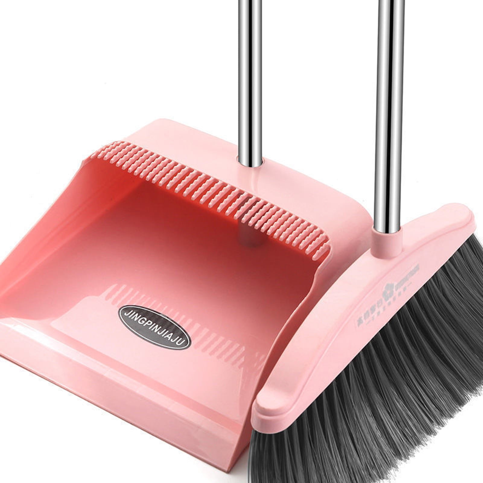 Stand Upright with Long Handle Dustpan Broom Combination Lobby Floor use Office Suitable Home Kitchen N\C Broom and Dust D/Foldable Dust B with Broom Combination Clean Soft Broom and Dust Set 