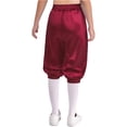 thumbnail image 2 of Yhong Childrens Medieval Capri Pants Solid Color Trousers Stage Performance Outfits Burgundy 10, 2 of 5