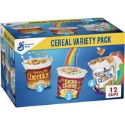 General Mills Cereal Cups Variety Pack, 19.7 oz (12 Cups)