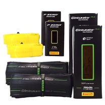 Pirelli Cinturato Velo TLR Bicycle Tire 26-622 (700x26c)   SmarTUBE 23/32-622 Presta 60mm - 2 Pack