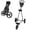 Black, variant on Caddymatic Golf Continental 3 Wheel Folding Golf Push/Pull Cart Black