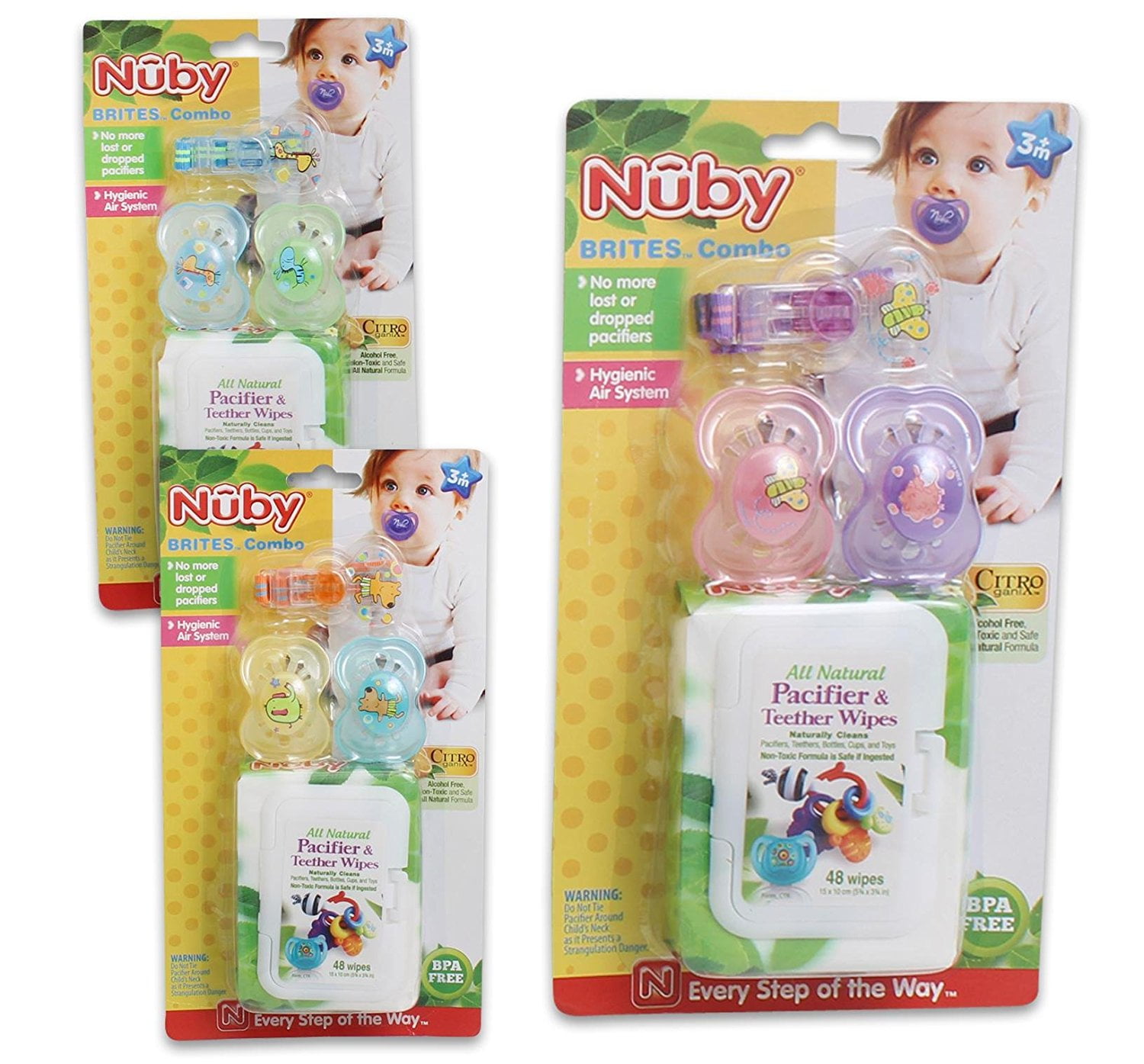 nuby soother and teether wipes