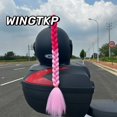 thumbnail image 2 of Accesorios para casco con una sola trenza Lindos accesorios llamativos Diseño de ventosa Cómoda y hermosa decoración para casco, 2 of 5