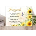 thumbnail image 4 of Inspirational Christian Wall Decor,For I Know the Plans I Have for You Jeremiah 29:11 Canvas Poster Print Wall Art,Religious Faith Wall Art Decor,Scripture Home Office Bedroom Decoration W619, 4 of 7