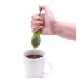 thumbnail image 1 of Tea Strainer / Tea Holder in Silicone and Stainless Steel Green, 1 of 5