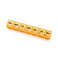 thumbnail image 3 of Sukuos 7 Day Weekly Pill Organizer with 2 Times a Day Compartment - AM PM, Pill Holder, Daily Pill Box Planner for Pills, Vitamins, Fish oil, Supplements, Extra Large with Moisture Proof, Orange, 3 of 3