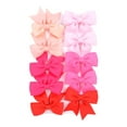 thumbnail image 1 of Choicbaby 10Pcs Set New Cute Solid Ribbon Bowknot Hair Clips for Baby Girls Handmade Bows Hairpin Barrettes Headwear Kids Hair Accessories,2.5 inch, 1 of 4