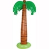 Party Central Pack of 6 Green and Brown Inflatable Tropical Palm Trees 3'