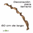 thumbnail image 2 of Reptizoo Decoración para Terrarios, decoración artifical para Reptiles Apariencia Madera Natural de 60 Cm de largo, materiales seguros para tu mascota., 2 of 10