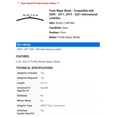 thumbnail image 2 of Front Wiper Blade - Compatible with 2009 - 2017, 2019 - 2021 International LoneStar 2010 2011 2012 2013 2014 2015 2016 2020, 2 of 2