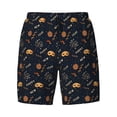 thumbnail image 4 of Lsque Mens Swim Trunks New Year Pattern - Bathing Suit Compression Liner - Beach Swim Shorts Swimwear - (S-3XL) - Stretch Quick Dry -X-Large, 4 of 9