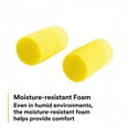 thumbnail image 2 of 3M Ear Classic Plus Earplugs, Pvc Foam, Yellow, 200 Pairs, 2 of 6