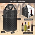 thumbnail image 3 of Bolsa Enfriadora de Vino OPUX para 4 Botellas, Aislada, Antiderrames, Negra, 3 of 9