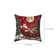 thumbnail image 4 of Christmas Pillow Covers 18x18 inch Set of 4, Winter Decorative Throw Pillow Case, Christmas Cushion Case Decor, Holiday Home Decoration for Sofa Couch, 4 of 6
