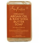 Shea Moisture Organic Argan Oil & Raw Shea Butter Soap 8 oz (Pack of 4)
