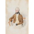 thumbnail image 2 of Josef Kriehuber 14x18 Black Ornate Wood Framed Double Matted Museum Art Print Titled - Portrait Graf Dietrichstein (1836), 2 of 5