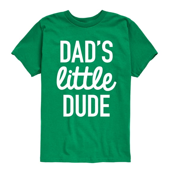 Instant Message - Dad Set Little Dude - Toddler & Youth Short Sleeve Graphic T-Shirt