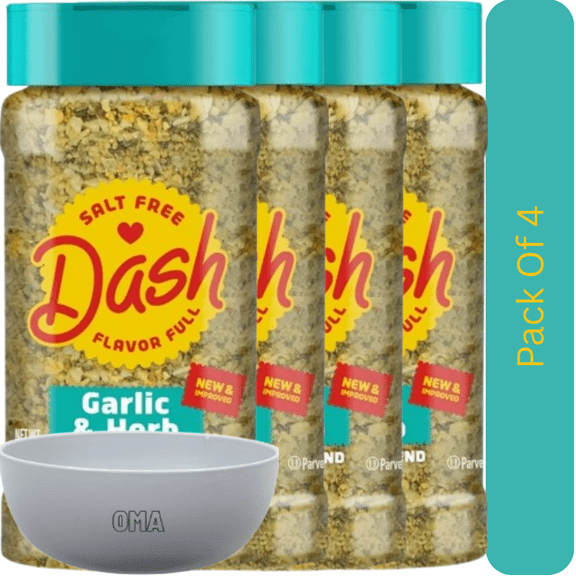 Mrs. Dash Salt-Free Garlic and Herb Seasoning Blend, 10 oz. With White Bowl By OMA
