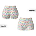 thumbnail image 5 of Lsque Cute Unicorn Pattern High Waisted Biker Shorts for Women-Tummy Control Fitness Athletic Workout Running Yoga Gym Shorts,Moisture-Wicking-X-Large, 5 of 9