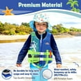 thumbnail image 2 of HEY!SPLASH Swim Vest, Kids Swimming Jacket Fit 30-50/50-80lbs, Child Floaties Vest wiht Safety Strap, Float Jacket for Girls/Boys on Pool,Beach,Boating, Learn to Swim Aid, L 6-9 Yrs, 2 of 7