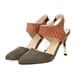 thumbnail image 1 of Zapatos de mujer Sandalias con banda elástica Súper tacón alto Punta puntiaguda Casual Stilettos a cuadros Wmkox8yii hfjk4236, 1 of 8