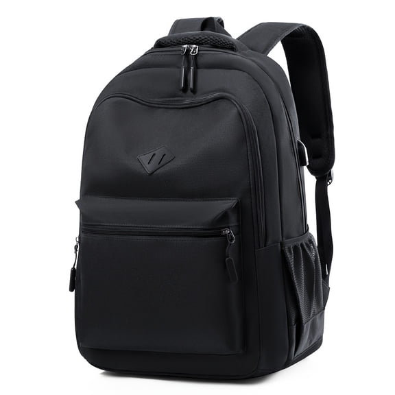 PRIYAL Solid Color Simple Stylish Women's Backpack,Men's Casual Large Capacity Travel Backpack Business Computer Mountaineering Bag