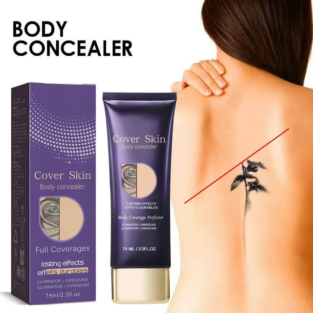 HOARBOEG Body Concealer Waterproof Cover Scar Birthmark Scar Invisible Body Concealer 74g Clearance Sale