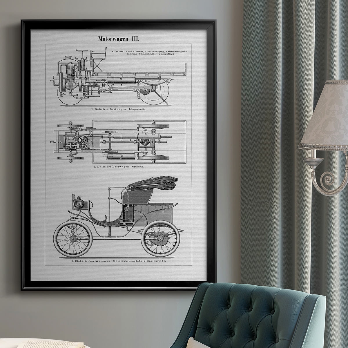 Industrial Motorcar Premium Classic Framed Print - Ready to Hang