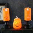 thumbnail image 3 of Injueey Lámpara de calabaza, accesorios para el hogar, luz nocturna, multipropósito, accesorios para festivales, farol de Halloween, Kits de decoración para fiestas Forma de sombrero/calabaza Injueey HA068060-03, 3 of 6