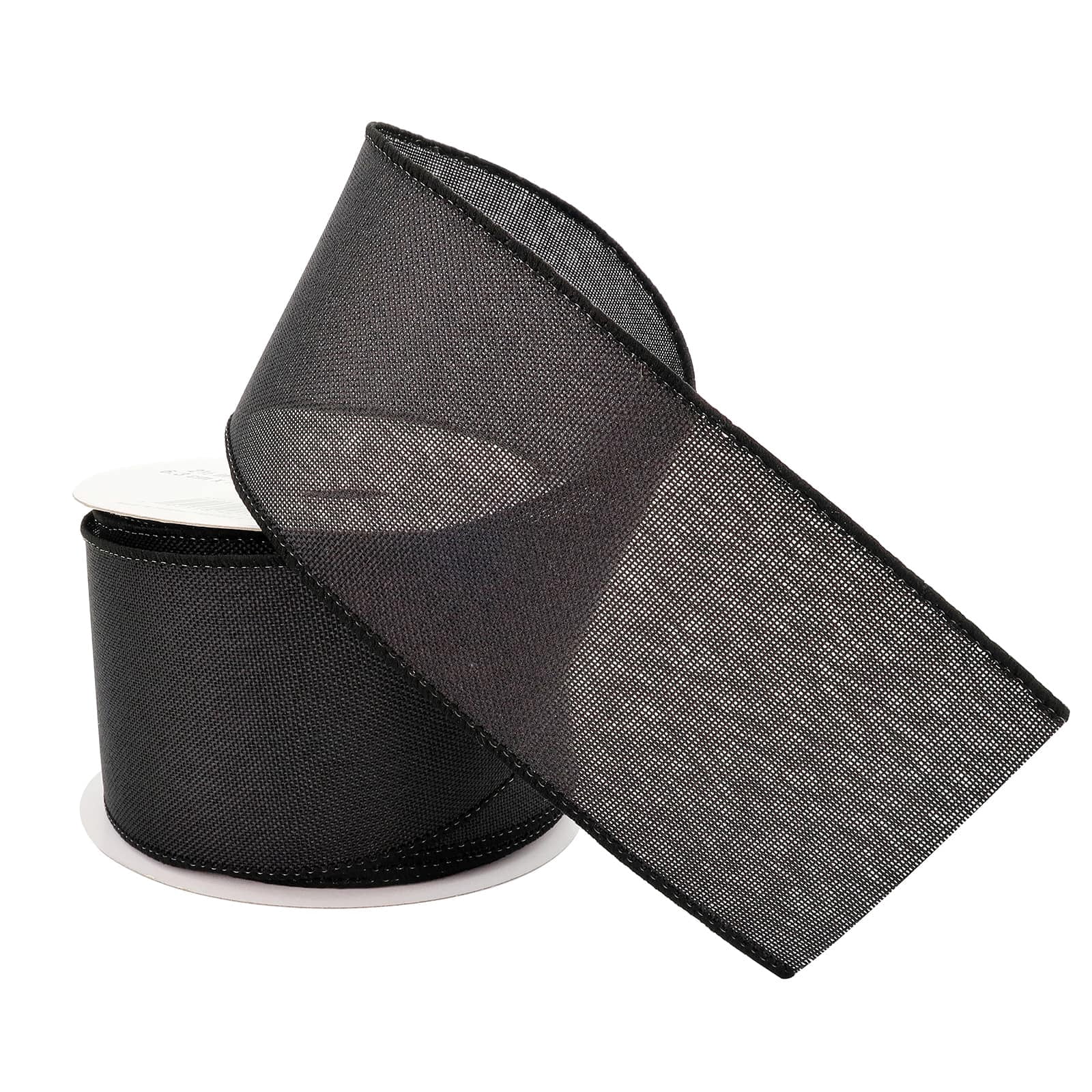 12 Pack: 2.5" x 25ft. Faux Linen Wired Ribbon by Celebrate It