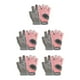 thumbnail image 1 of Guantes de gimnasio Advancent para deportes de levantamiento de pesas medio dedo rosa, 1 of 6