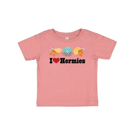 

Inktastic I Heart Hermit Crabs Gift Baby Boy or Baby Girl T-Shirt