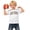 White#9527, variant on Baby Boys Short Sleeve T-Shirts Crew Neck Big Bro Letter Graphic Tee Tops for Boy Soft Dailywear